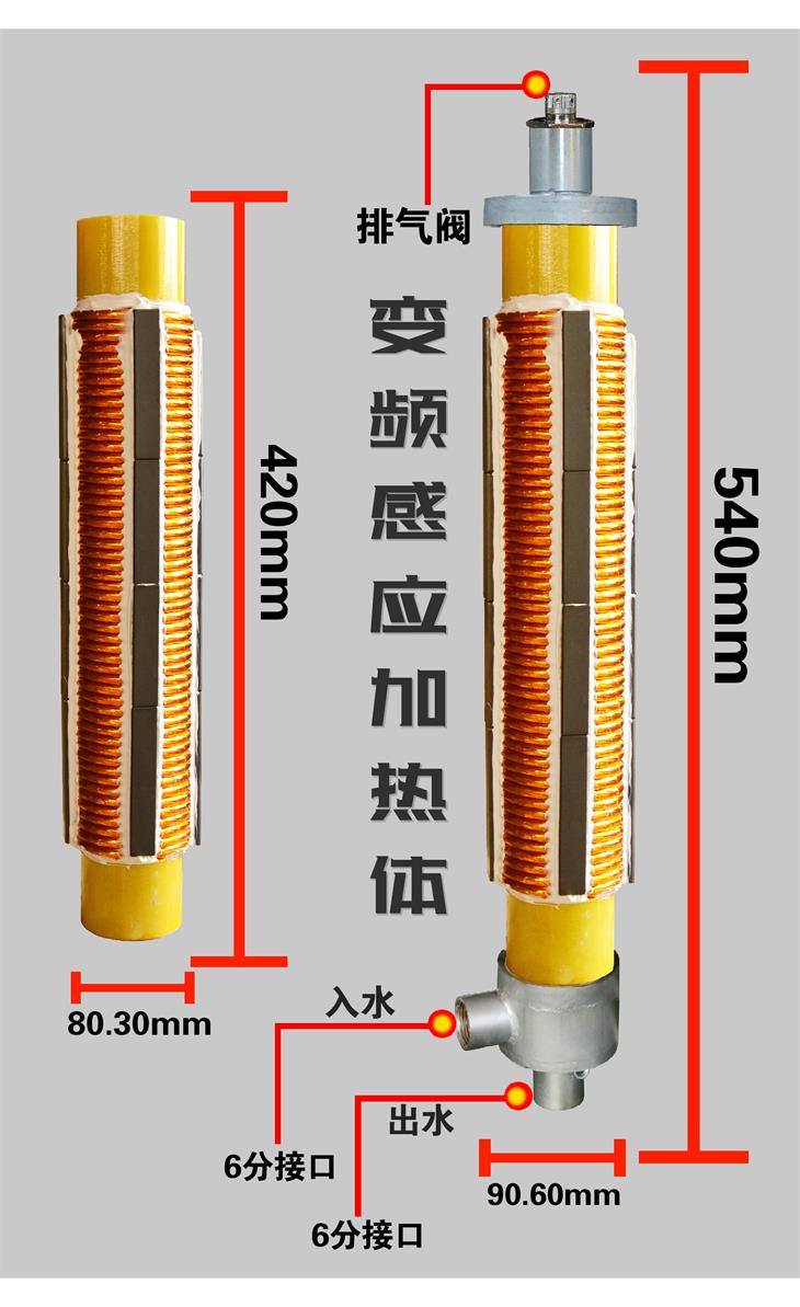 電磁采暖爐組裝套件線圈加熱體