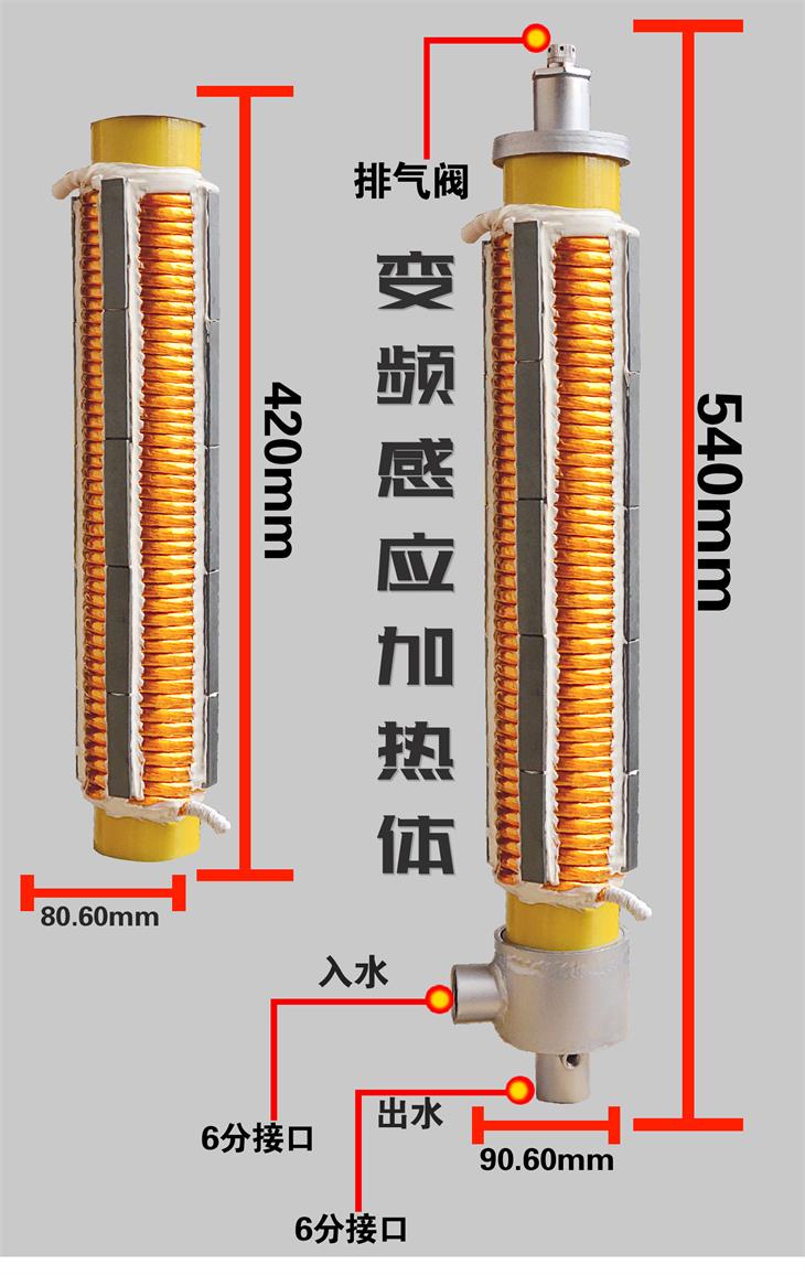 電磁采暖爐組裝套件線圈加熱體